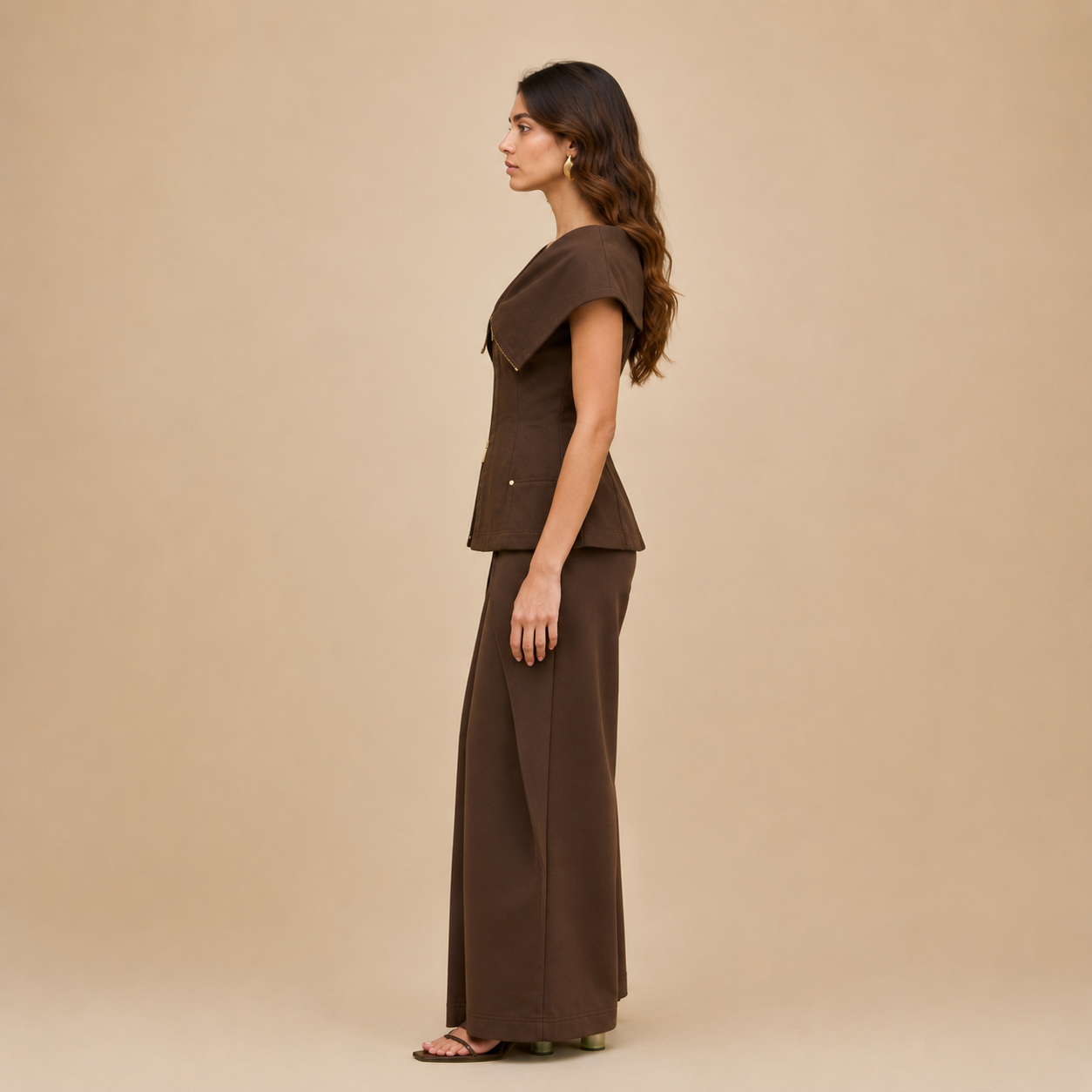 IBEN Mocha Zip Co-ord Set - Image 3