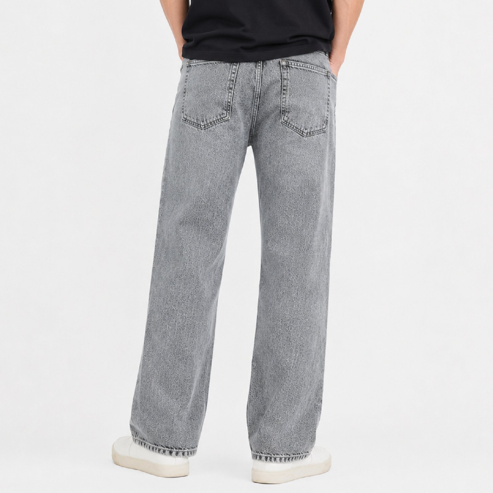 IBEN Faded Grey Jeans - Image 3
