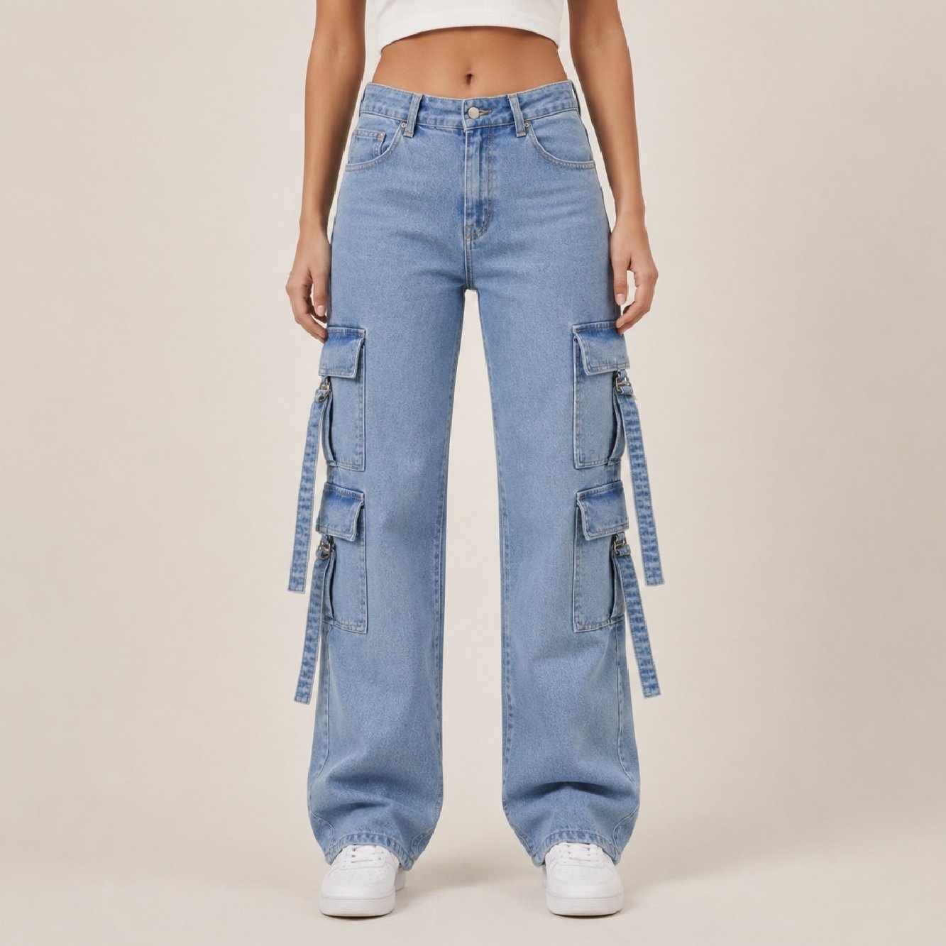 IBGJ13-1 IBEN Blue Cargo Denim