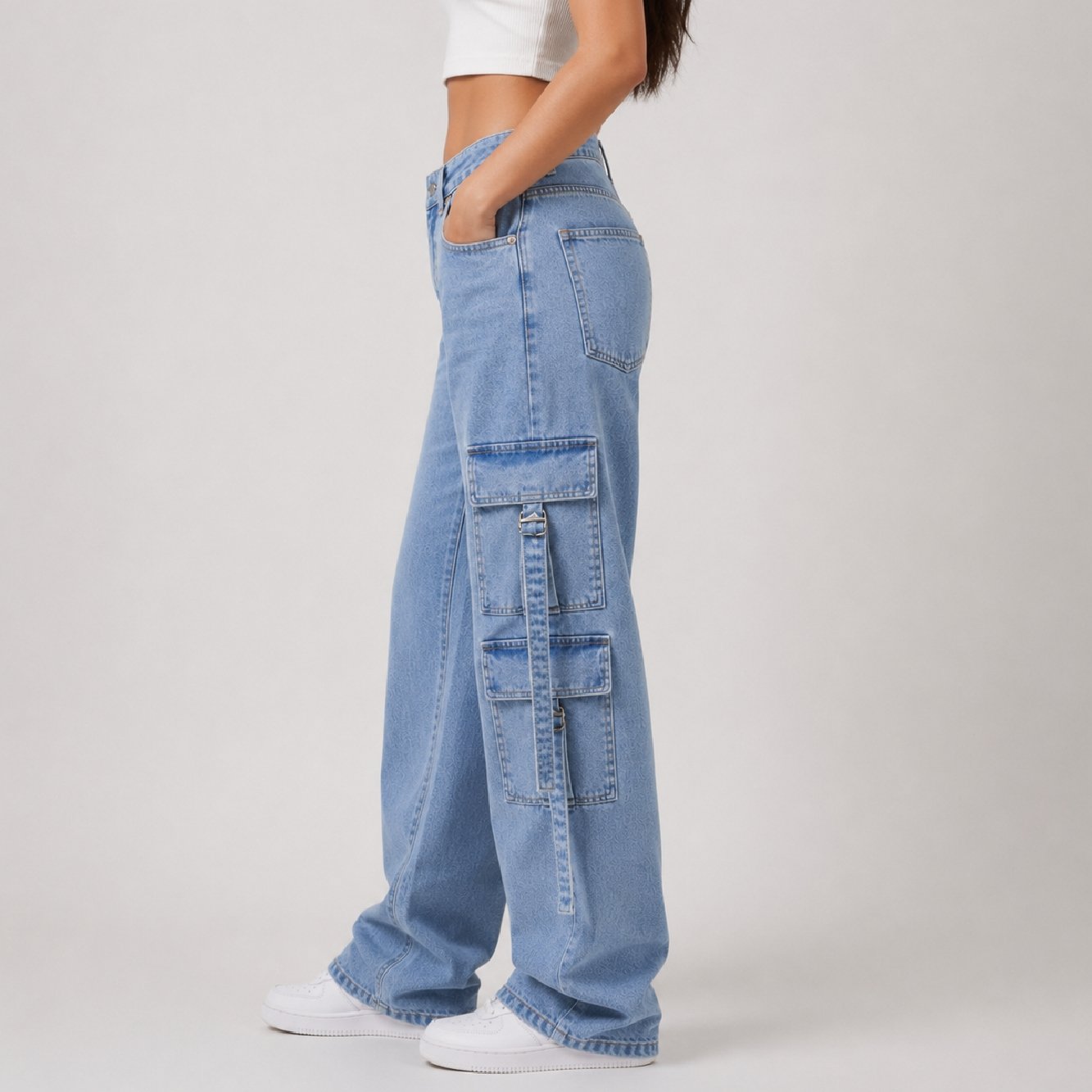 IBGJ13-1 IBEN Blue Cargo Denim