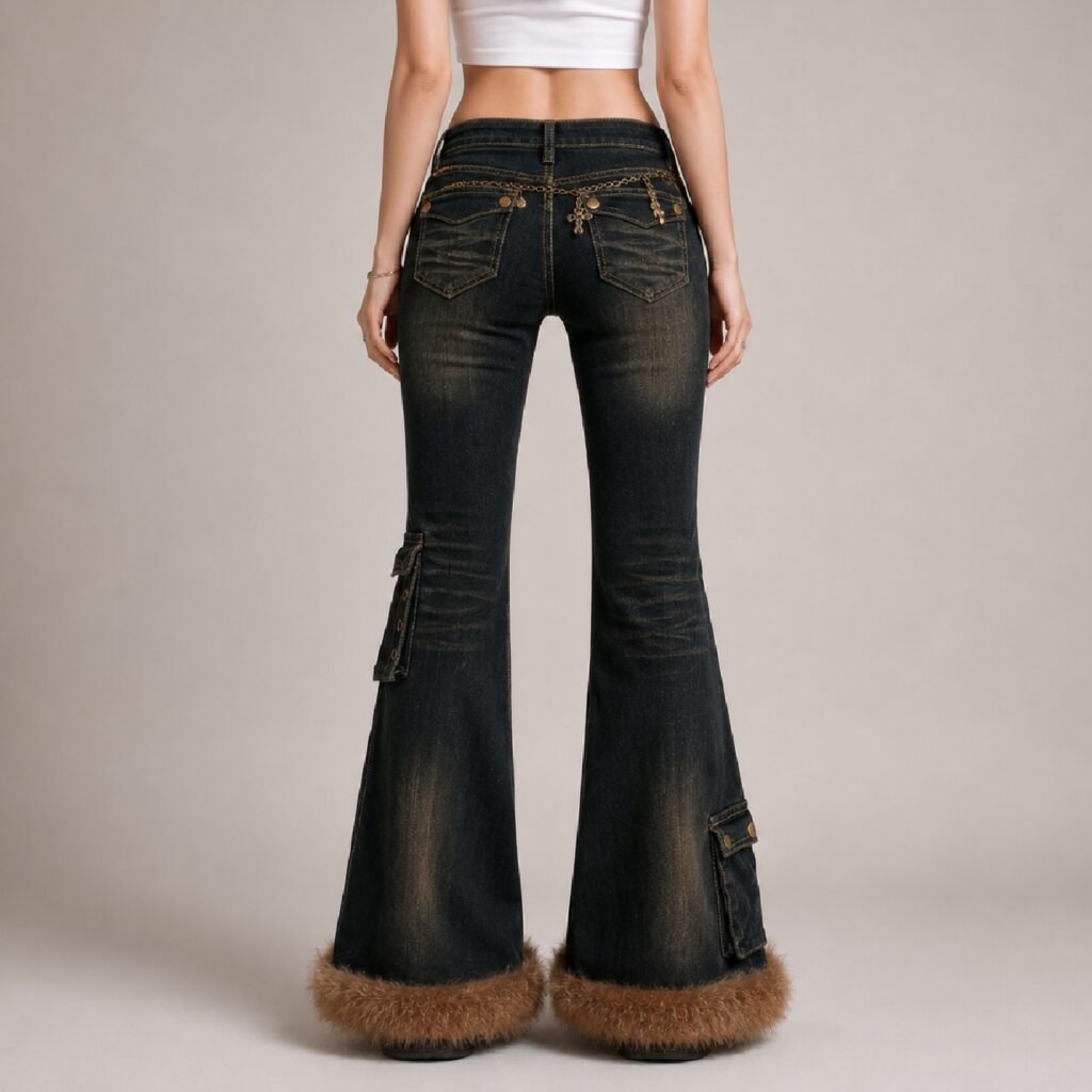 IBGJ2-1 IBEN Vintage Gold Bootcut Denim