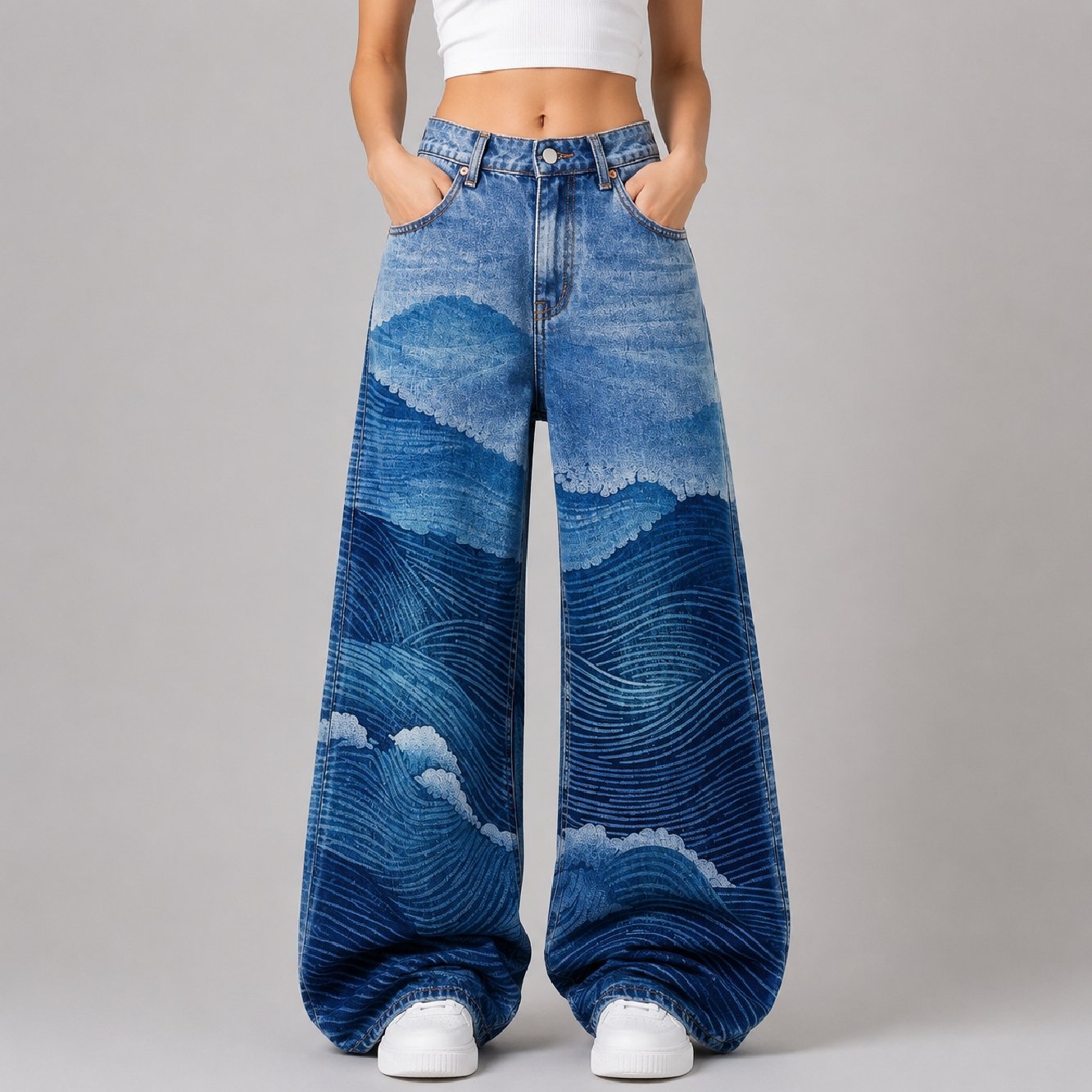 IBGJ4-1 IBEN Ocean Wave Denim