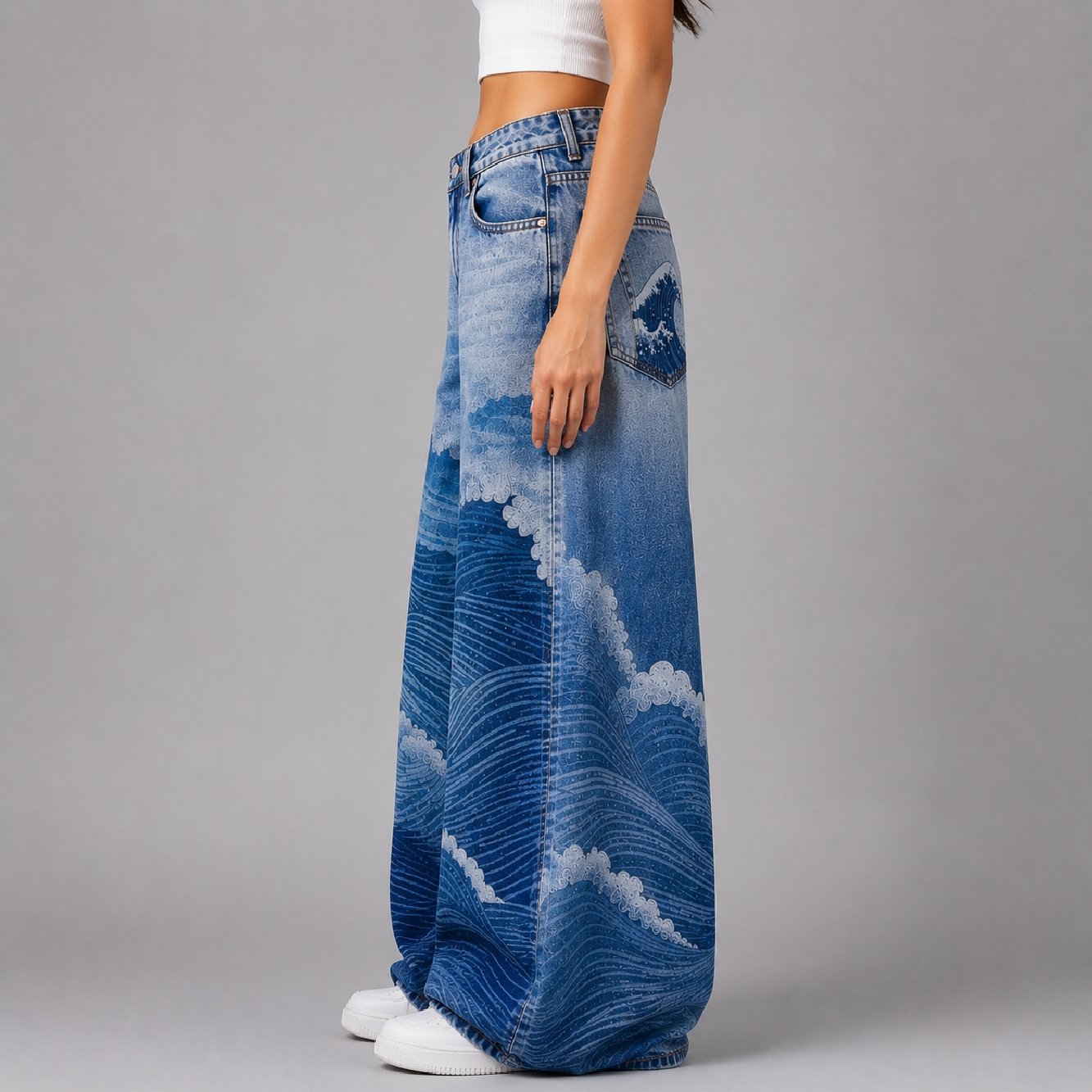 IBGJ4-1 IBEN Ocean Wave Denim