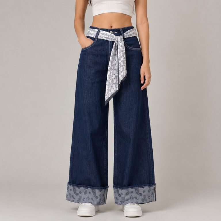 IBGJ5-1 IBEN Indigo Scarf Denim