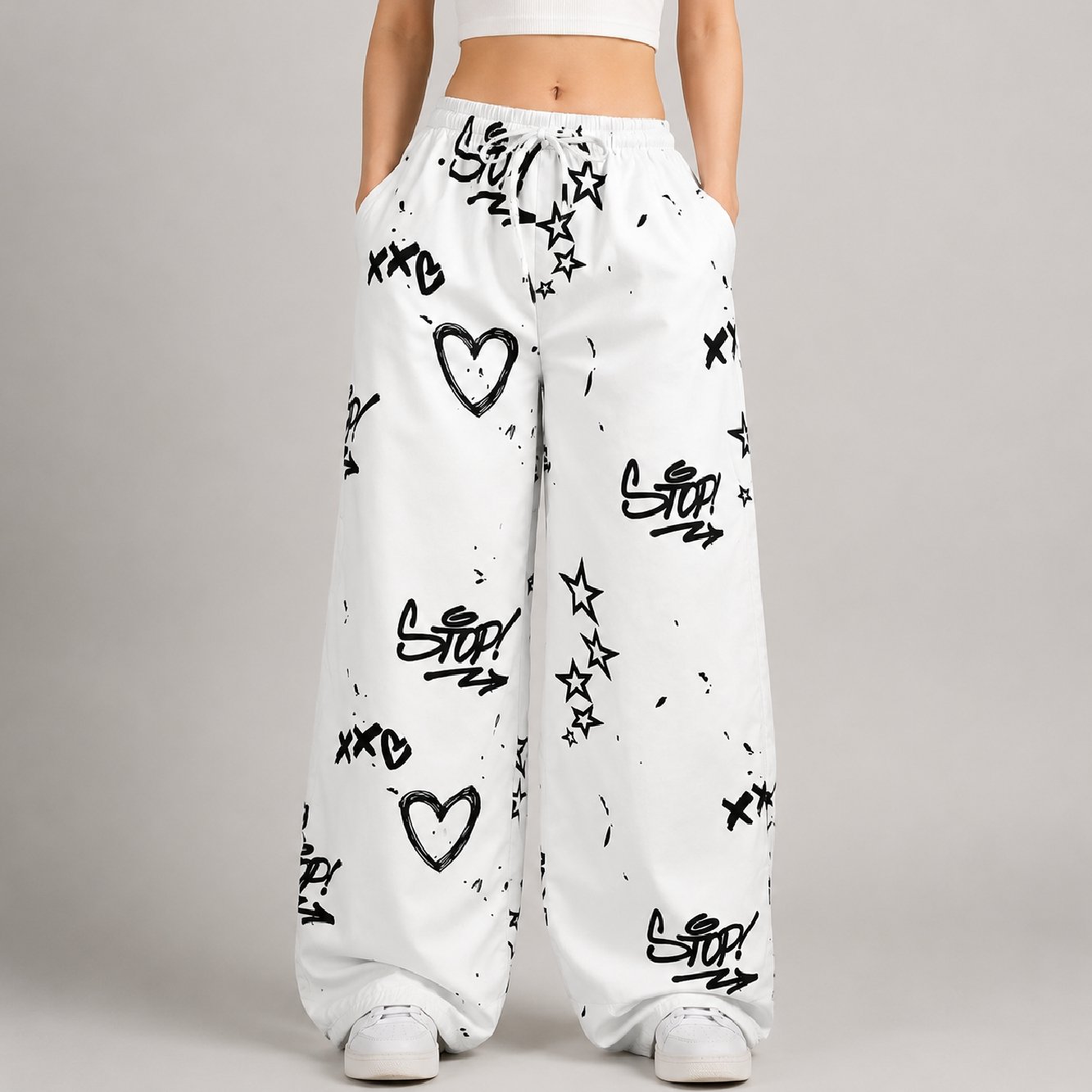 IBGJ6-1 IBEN Street Scribble Trouser