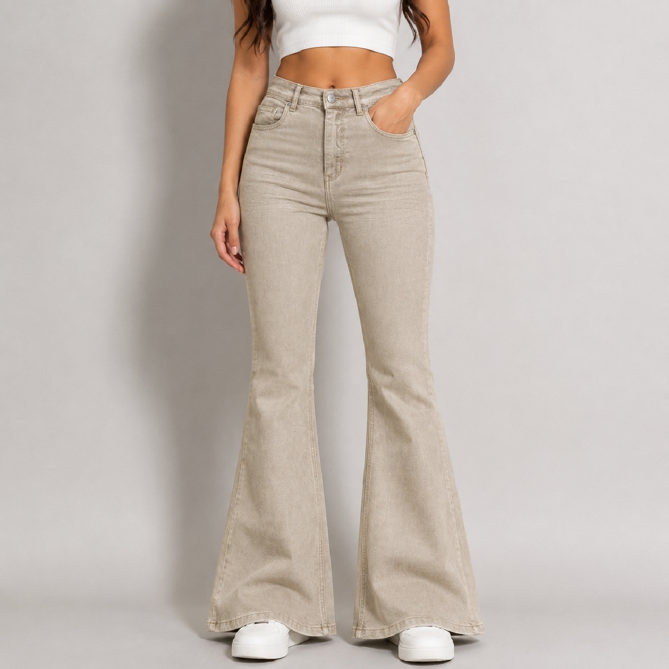 IBGJ9-1 IBEN Beige Drift Denim