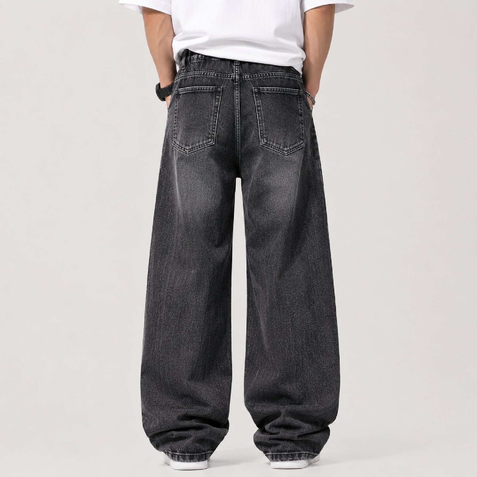 IBEN Shadow Wash Baggy Jeans - Image 3