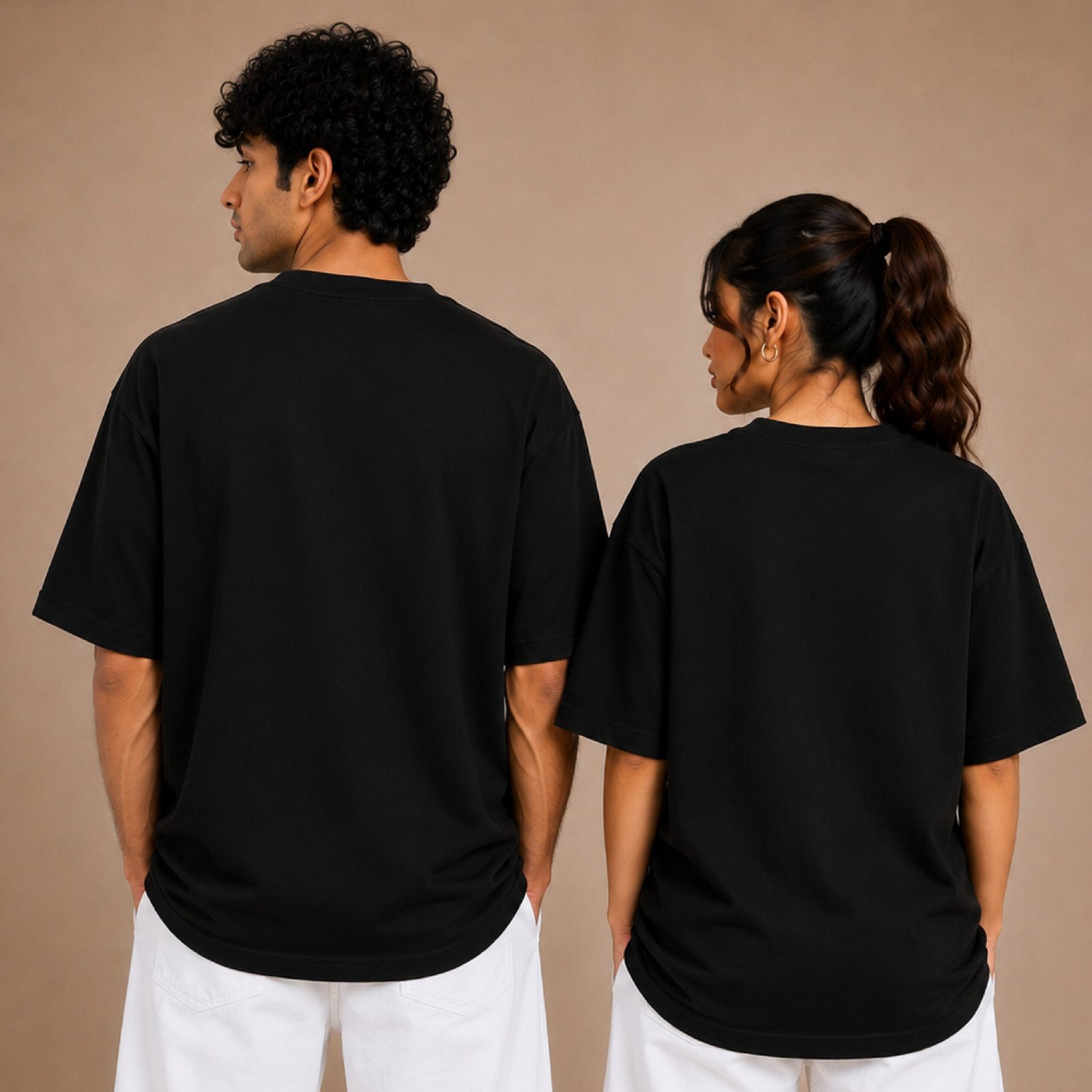 IBEN Noir Deer Oversized T-Shirt - Image 3