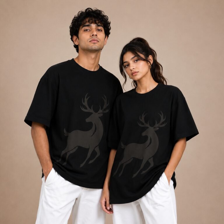 IBOT1-3 IBEN Noir Deer T-Shirt