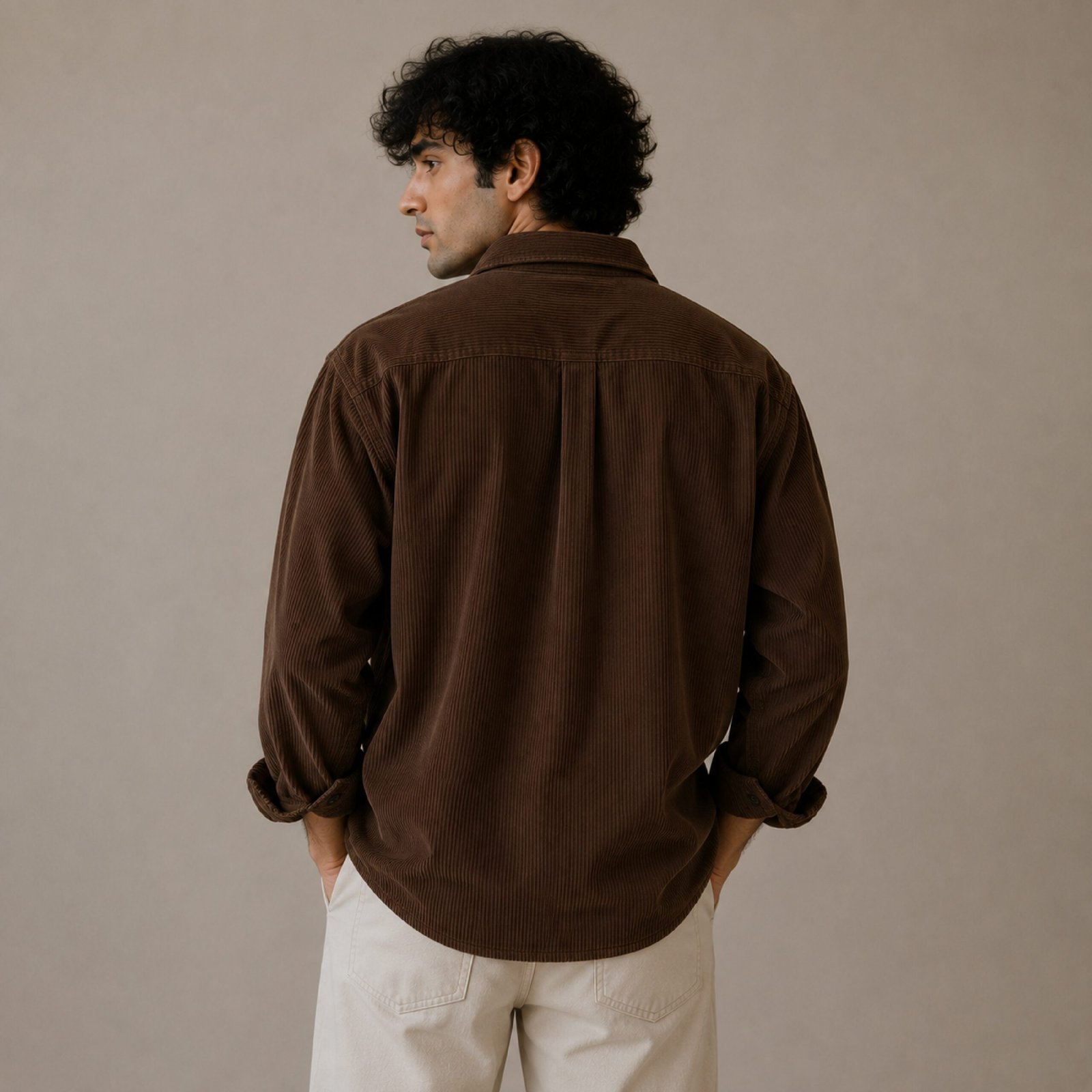 IBEN Essential Brown Shirt - Image 3