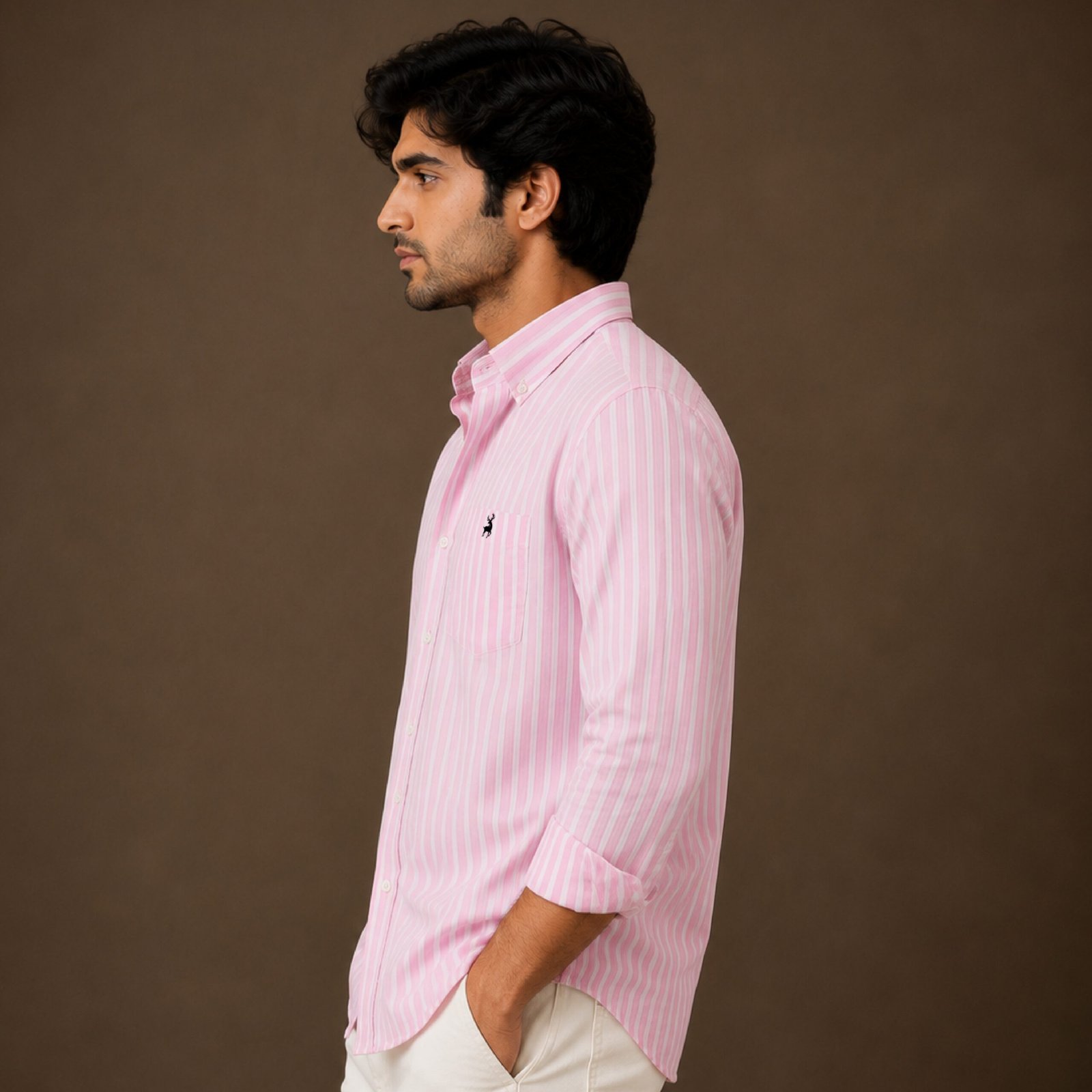IBSL1-1 IBEN Signature Pink Stripe Shirt