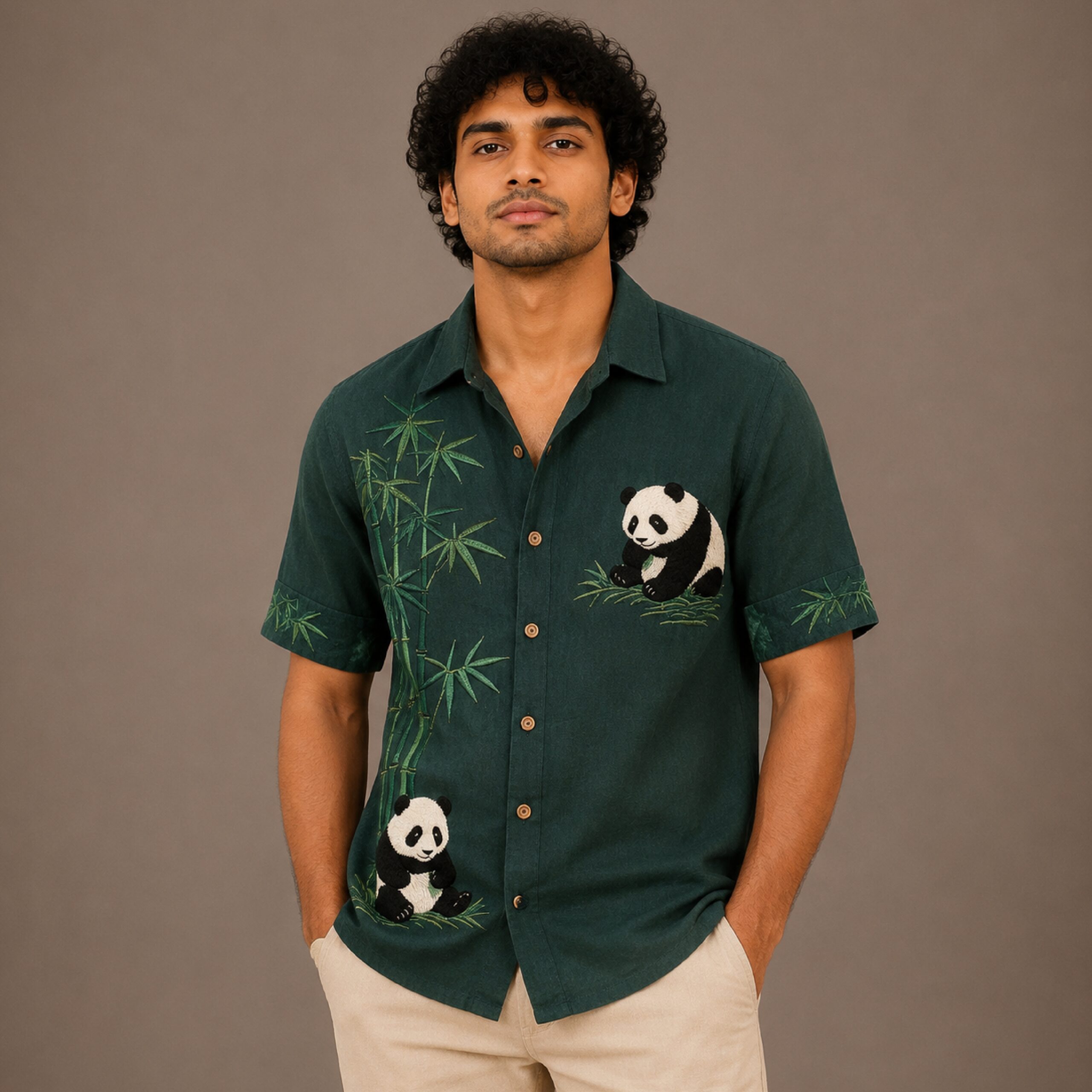 IBSP3-1 IBEN Bamboo Noir Shirt