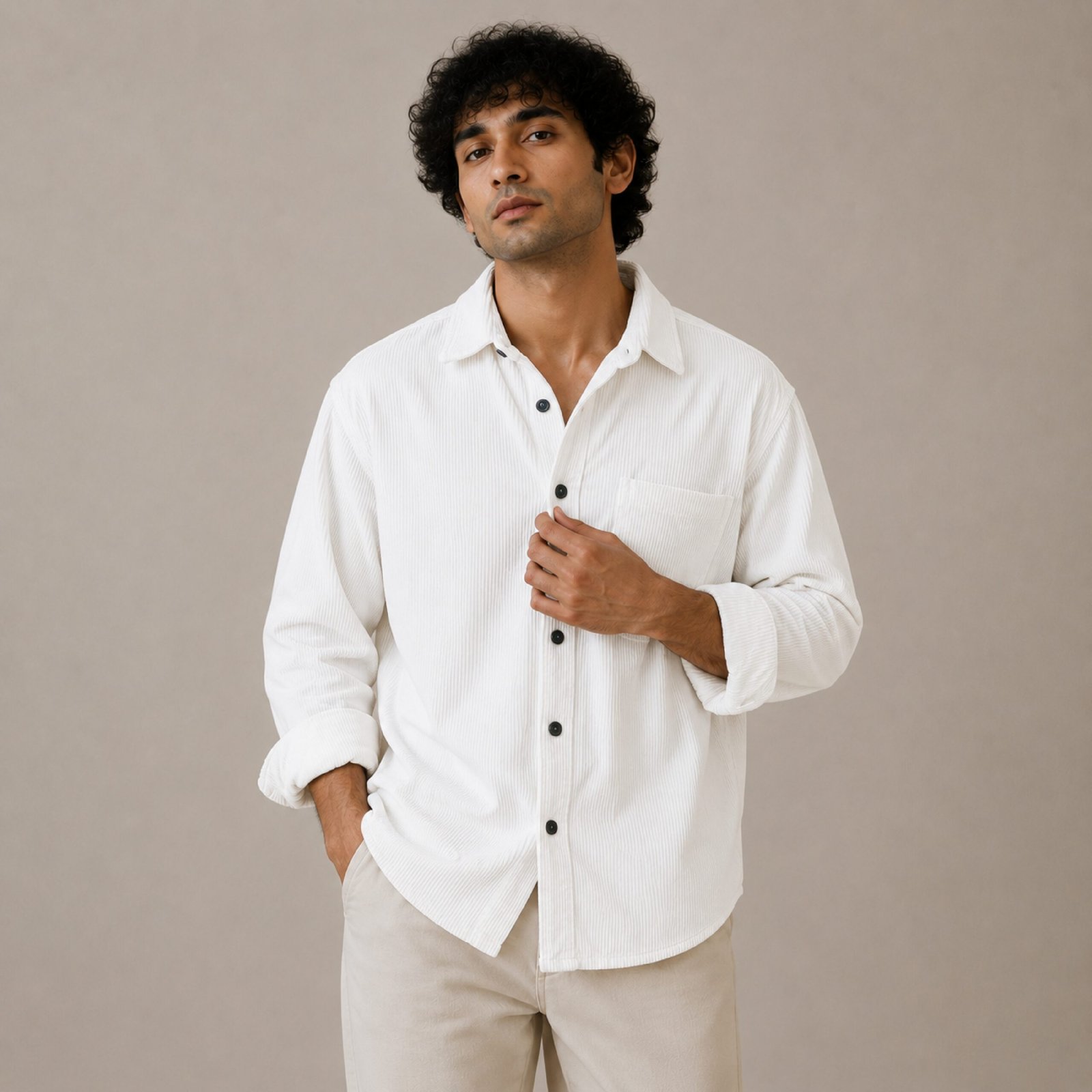 IBSW1-3 IBEN Minimal White Shirt