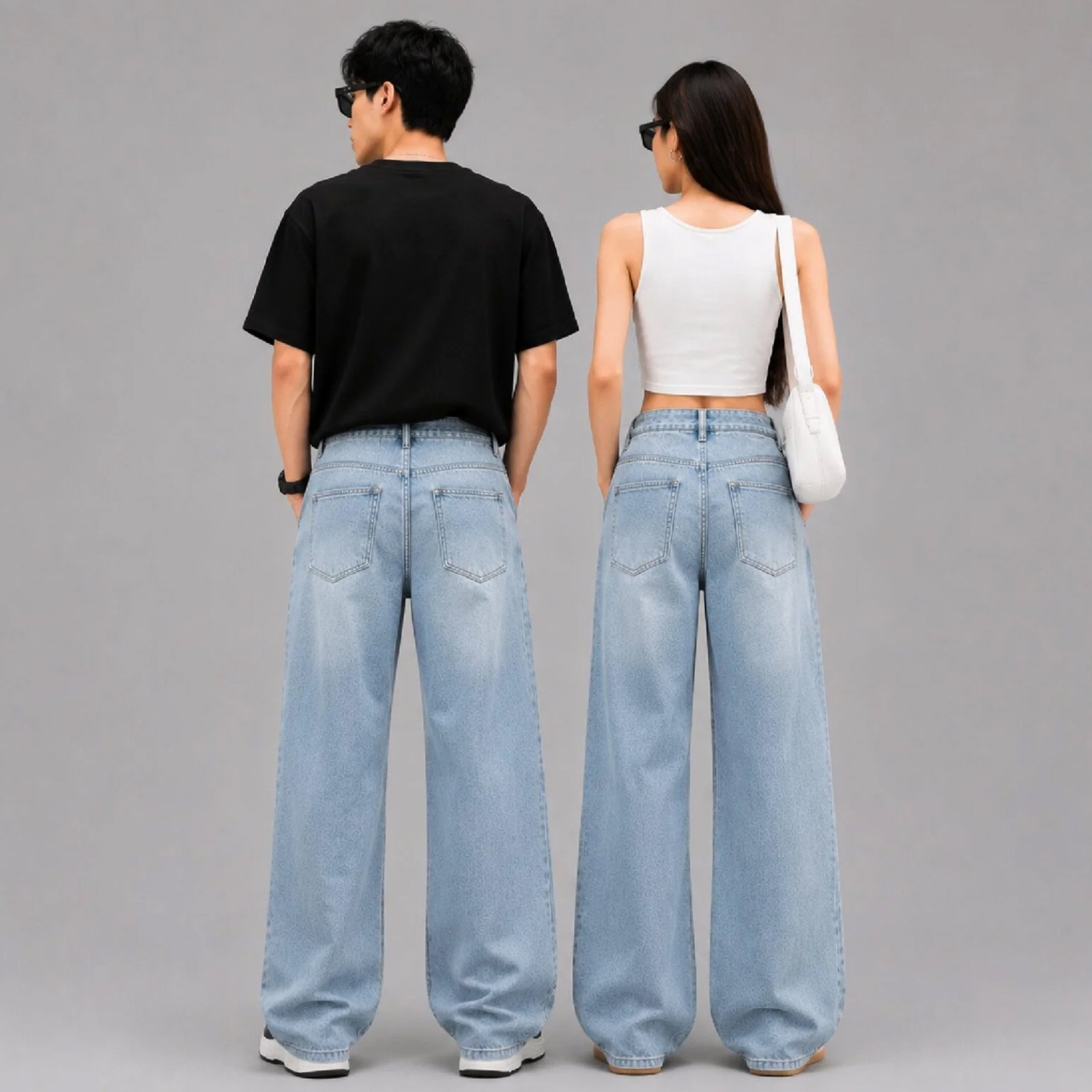IBEN Blue Baggy Jeans - Image 3