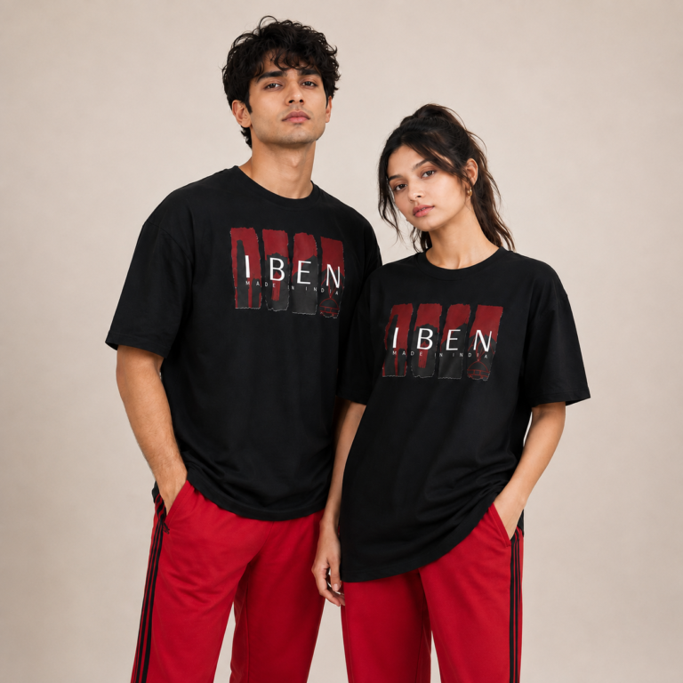 black 4 IBEN Pride of India T-Shirt