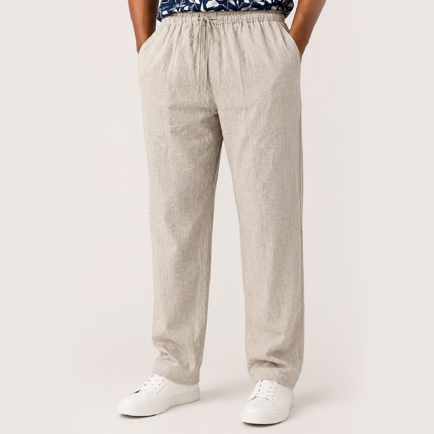 grey 1 IBEN Grey Linean Trousers