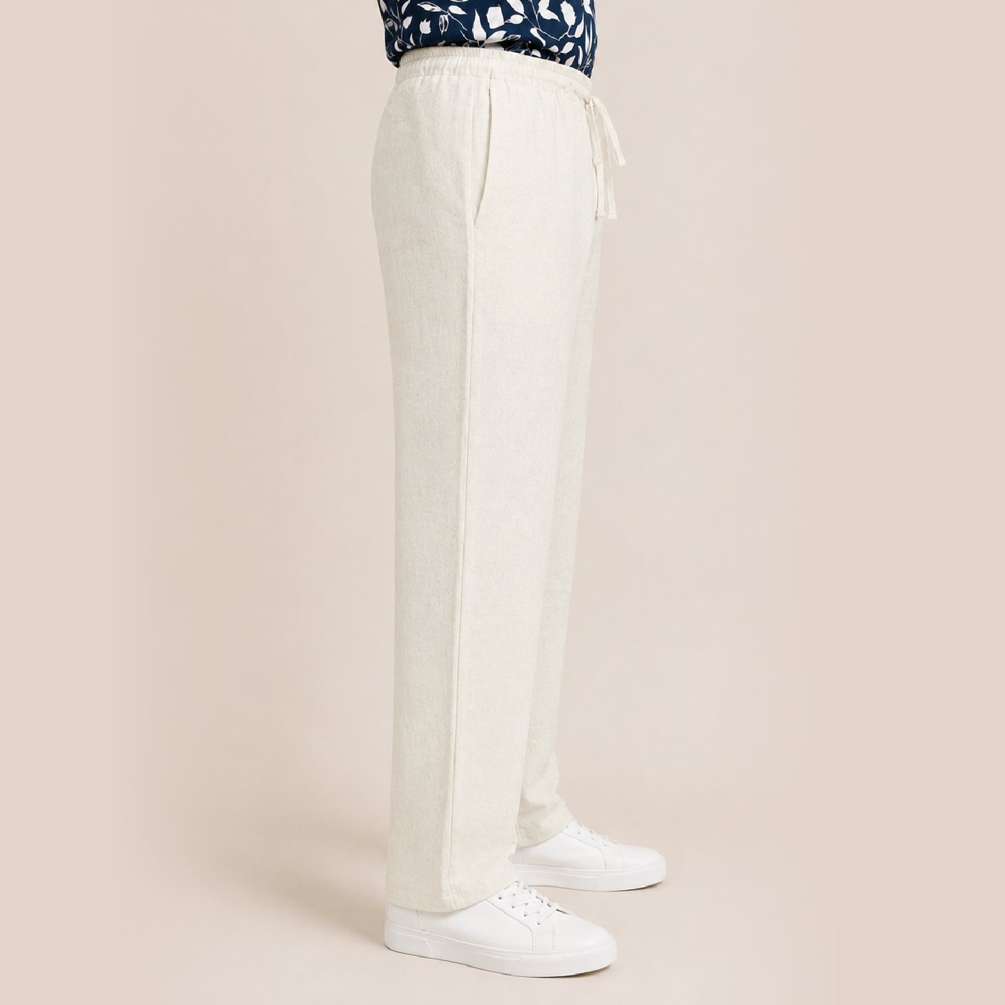 off white 1 IBEN Off White Linean Trousers