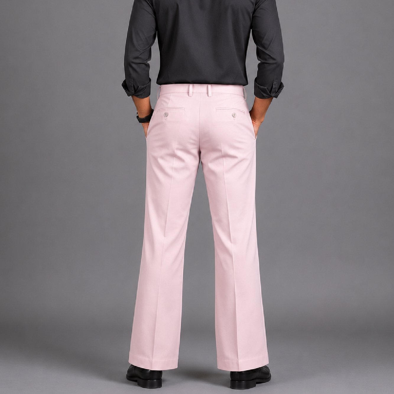 IBEN Formal Rose Gold Boot Cut Pant - Image 3