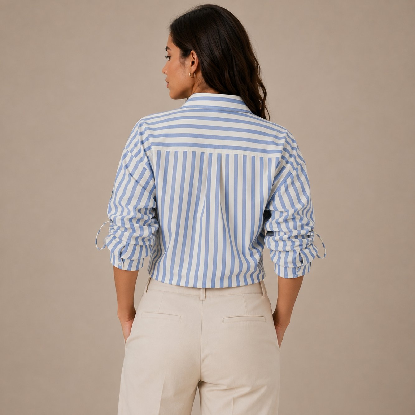 IBEN Sky Blue Striped Shirt - Image 3